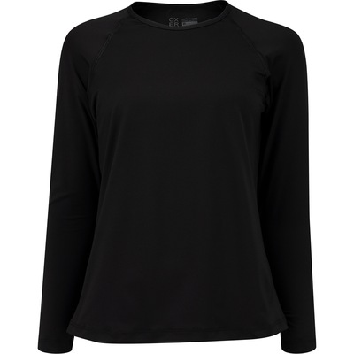 Camiseta Manga Longa Cava Raglan Oxer com Proteção Solar UV Básica - Feminina - Foto 5