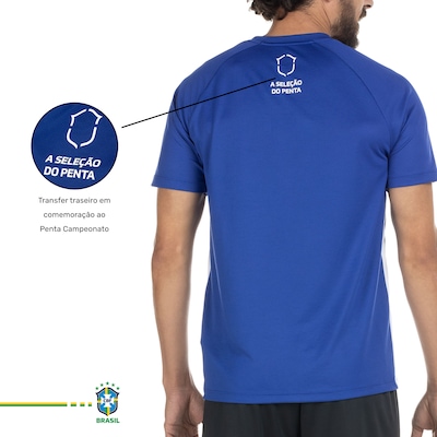 Camiseta do Brasil CBF Penta - Masculina - Foto 4