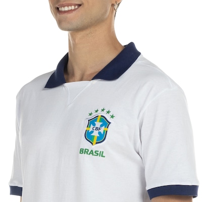 Camisa do Brasil Polo CBF - Masculina - Foto 6