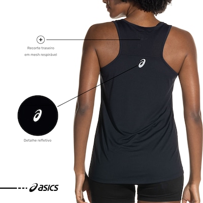 Camiseta Regata Feminina ASICS Recorte Respirável - Foto 3