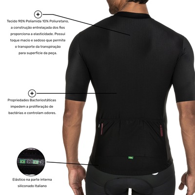 Camisa de Ciclismo Mauro Ribeiro Mc Fiber - Masculina - Foto 5