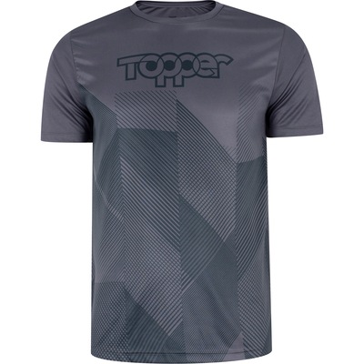 Camisa Topper Manga Curta Fut Classic Sublimada - Masculina - Foto 4