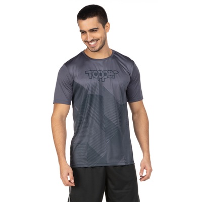 Camisa Topper Manga Curta Fut Classic Sublimada - Masculina - Foto 2