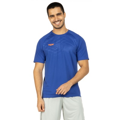 Camisa Topper Manga Curta Soccer Embossing - Masculina - Foto 2