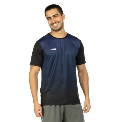 Camisa Topper Manga Curta Soccer Sublimada - Masculina - Foto 2