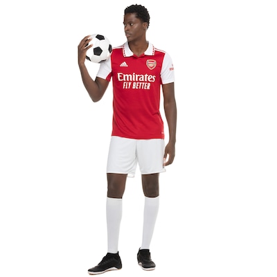 Camisa Polo Arsenal I 22/23 adidas - Masculina - Foto 3