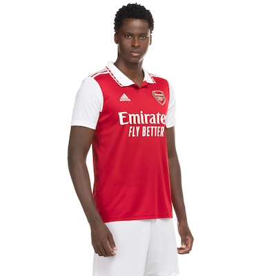 Camisa Polo Arsenal I 22/23 adidas - Masculina - Foto 5