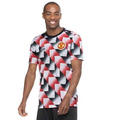 Camisa Pré-Jogo Manchester United 22/23 adidas - Masculina - Foto 2