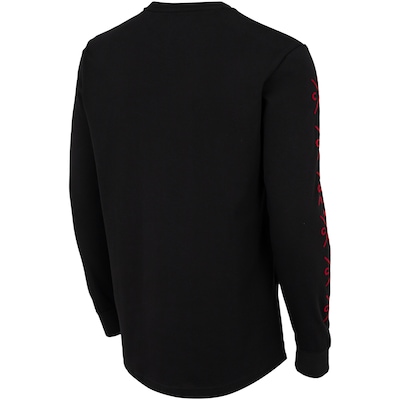 Camiseta Manga Longa do Flamengo adidas Lifestyle - Masculina - Foto 4