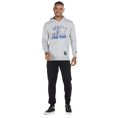 Blusa de Moletom Starter com Capuz Star Veloz T599 - Masculina - Foto 4