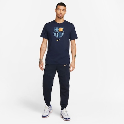 Camiseta Barcelona Nike Manga Curta Crest 22 - Masculina - Foto 3