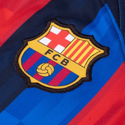 Camisa Barcelona I 22/23 Torcedor Nike - Infantil - Foto 6