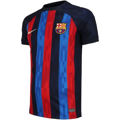 Camisa Barcelona I 22/23 Torcedor Nike - Masculina - Foto 3