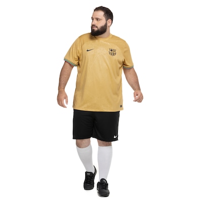 Camisa Barcelona Nike Dri-Fit Stad JS - Masculina - Foto 4