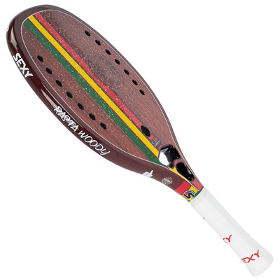 Raquete de BeachTennis Sexy Rasta Woody - Adulto - Foto 2