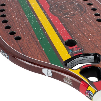 Raquete de BeachTennis Sexy Rasta Woody - Adulto - Foto 6