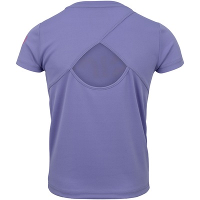 Camiseta ASICS Manga Curta Recorte Meninas - Infantil - Foto 2