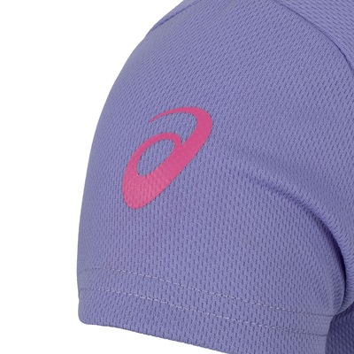 Camiseta ASICS Manga Curta Recorte Meninas - Infantil - Foto 3