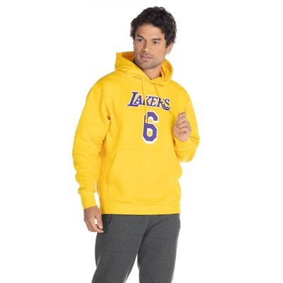 Blusão Nike Los Angeles Lakers com Capuz PO FLC Essntl NN - Masculino - Foto 6