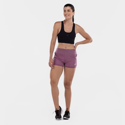 Short Feminino ASICS Duplo de Malha - Foto 4