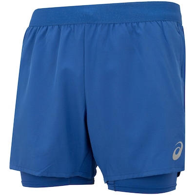 Short Masculino ASICS 5" 2 Em 1 Mesh Lateral - Foto 6