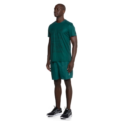 Short Masculino ASICS 5 Respirável Mescla - Foto 6