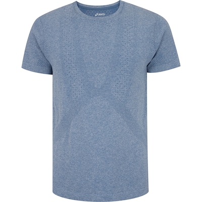 Camiseta Masculina ASICS Manga Curta Seamless - Foto 1