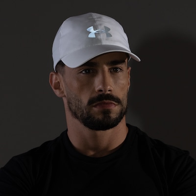 Boné Under Armour Aba Curva Shadow Run ADJ Strapback - Adulto - Foto 4