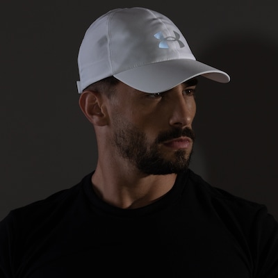 Boné Under Armour Aba Curva Shadow Run ADJ Strapback - Adulto - Foto 5