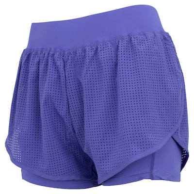 Short 2 em 1 Bolso Interno Feminino Oxer Duplo Laser Cut - Foto 6