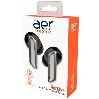 Fone de Ouvido Bluetooth Aer Geonav True Wireless Stereo Aerlive - Foto 3