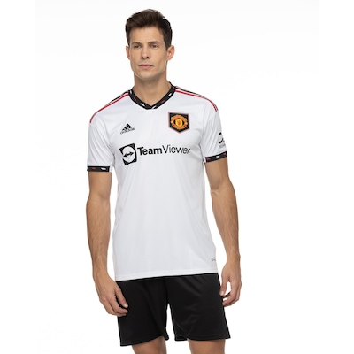 Camisa Manchester United II 22/23 adidas - Masculina - Foto 2