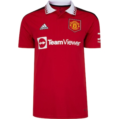 Camisa Manchester United I 22/23 adidas - Masculina - Foto 1