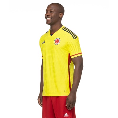 Camisa Colômbia I Authentic 22/23 adidas - Masculina - Foto 4