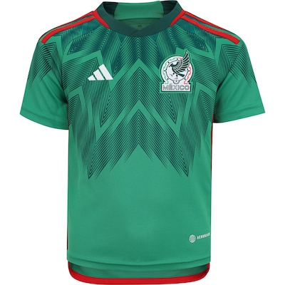 Camisa Seleção do México I 22/23 adidas - Infantil - Foto 1