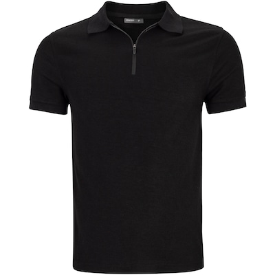 Camisa Polo Oxer Manga Curta Ziper - Masculina - Foto 5