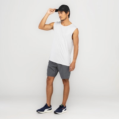 Bermuda 7" Tecido Plano Masculina Oxer Basic New - Foto 5