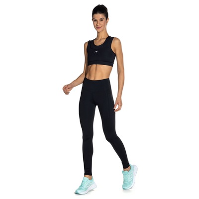 Top Fitness com Bojo Removível Authen Alta Sustentação Signature 2 Em 1 Power - Adulto - Foto 5