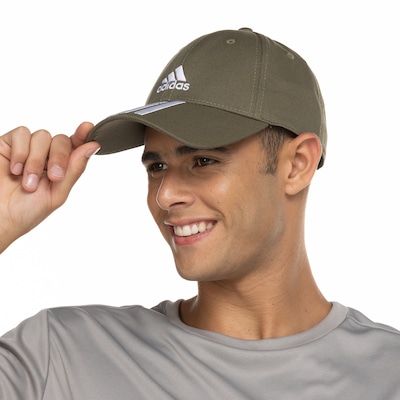 Boné adidas Aba Curva Strapback Baseball 3 Listas Adulto - Foto 4