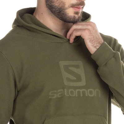 Blusão Salomon Masculino com Capuz Polar Hoodie - Foto 5