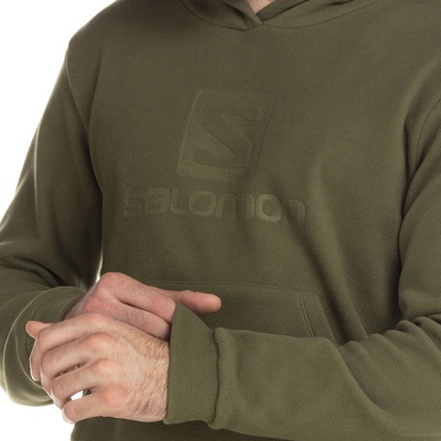 Blusão Salomon Masculino com Capuz Polar Hoodie - Foto 6