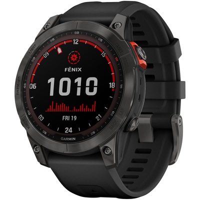 Relógio Monitor Cardíaco Garmin Fênix 7 Solar com GPS - Adulto - Foto 1