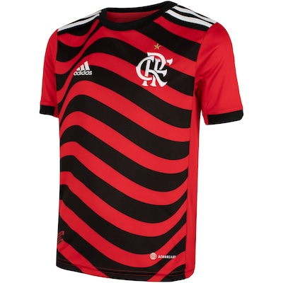 Camisa Flamengo Iii 22 adidas Inf - Foto 3