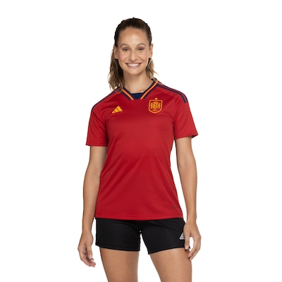Camisa Seleção da Espanha I 22/23 adidas - Feminina - Foto 2