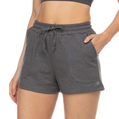 Short de Moletom Bolso Externo Feminino Oxer Marley - Foto 2