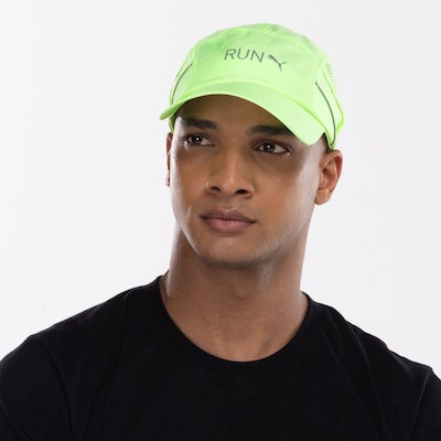 Boné Puma Aba Curva Strapback Lightweight Runner Cap - Adulto - Foto 4