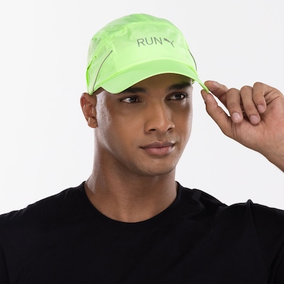 Boné Puma Aba Curva Strapback Lightweight Runner Cap - Adulto - Foto 5