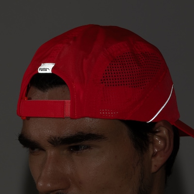 Boné Puma Aba Curva Strapback Lightweight Runner Cap - Adulto - Foto 6