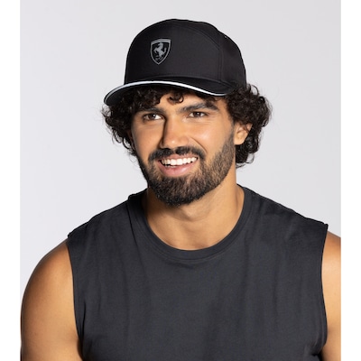 Boné Puma Aba Curva Strapback Ferrari Sptwr Style Lc Cap - Adulto - Foto 1