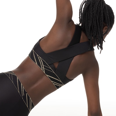 Top Fitness Puma com Bojo Média Sustentação Deco Glam - Adulto - Foto 5